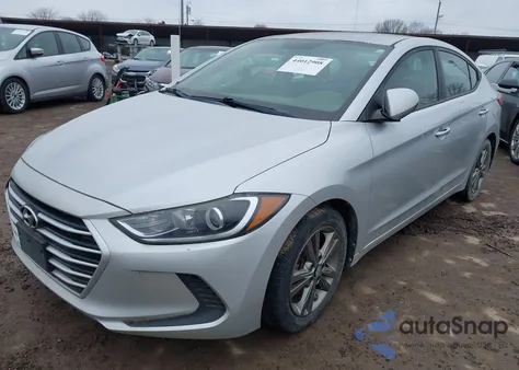 2018 Hyundai Elantra Sel из США, поврежденный, VIN 5NPD84LF6JH275782